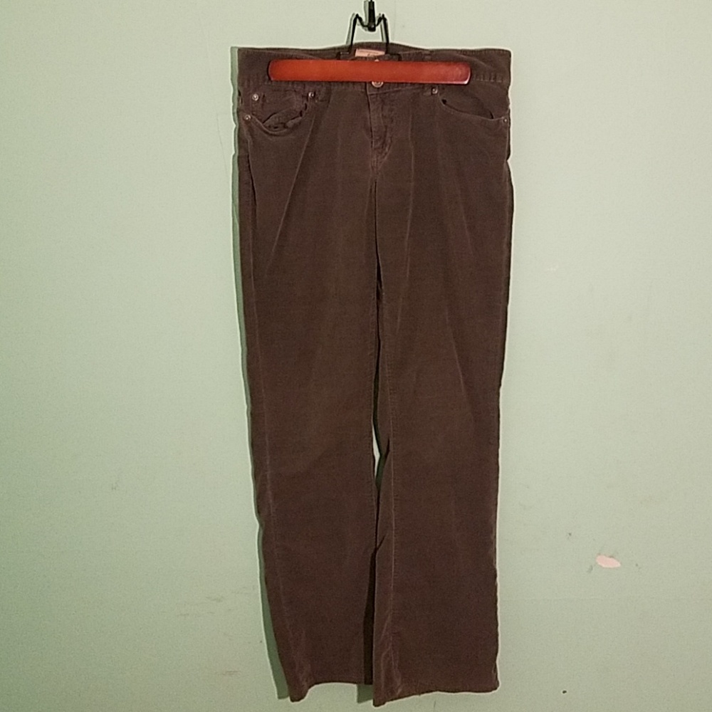 Gap Grey soft corduroy pants
